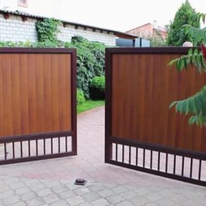 Распашные ворота — обзор лучших вариантов для частного дома или дачи. Фото и видео инструкция по установке